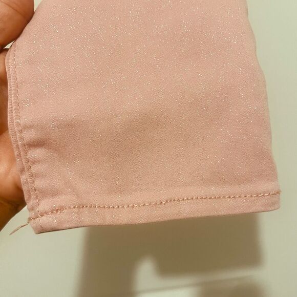 Gap Girl’s Jegging Ankle Jeans in Pink Glitter Size 10 Regular Adjustable Waist - Picture 3 of 11